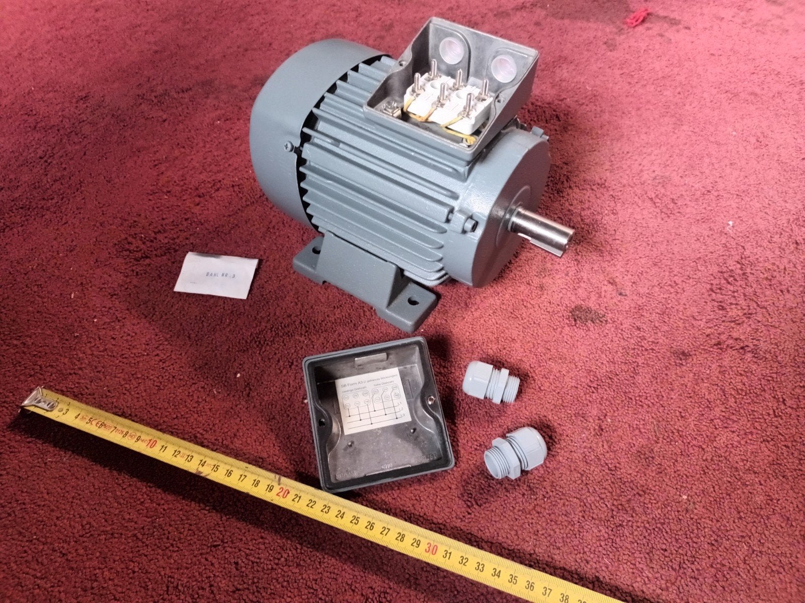 2 snelheden elektromotor 3 fase toerental 1400 of 2800 tpm, Ophalen of Verzenden, Elektromotor