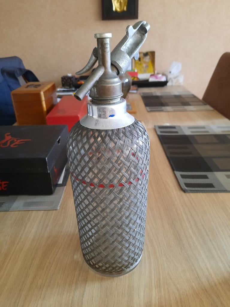 Antieke spuitwater fles, Verzamelen, Ophalen of Verzenden, Gebruikt, Overige typen
