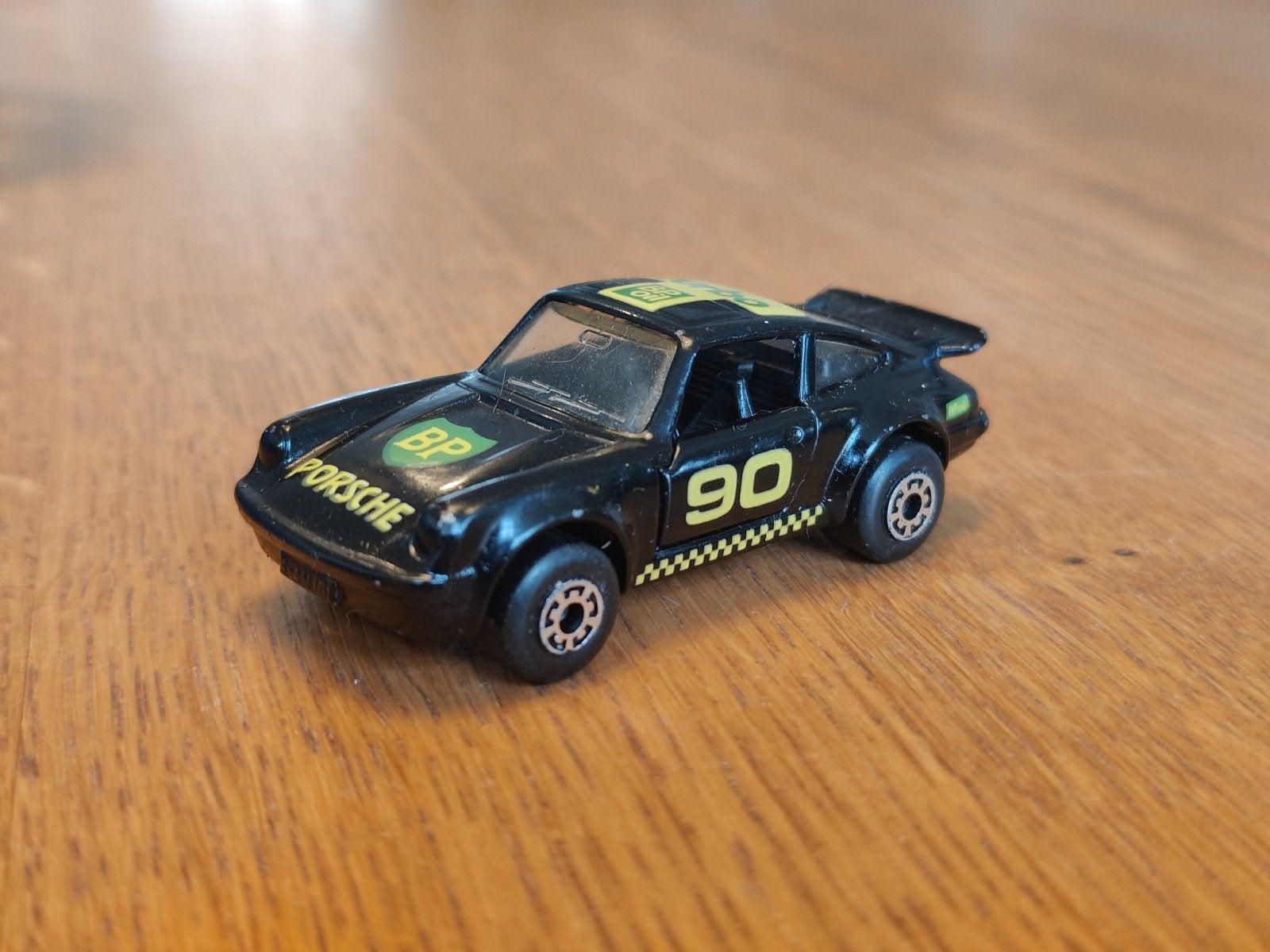 Porsche 911 Turbo ZWART BP Matchbox, Hobby en Vrije tijd, Ophalen of Verzenden, Zo goed als nieuw, Auto