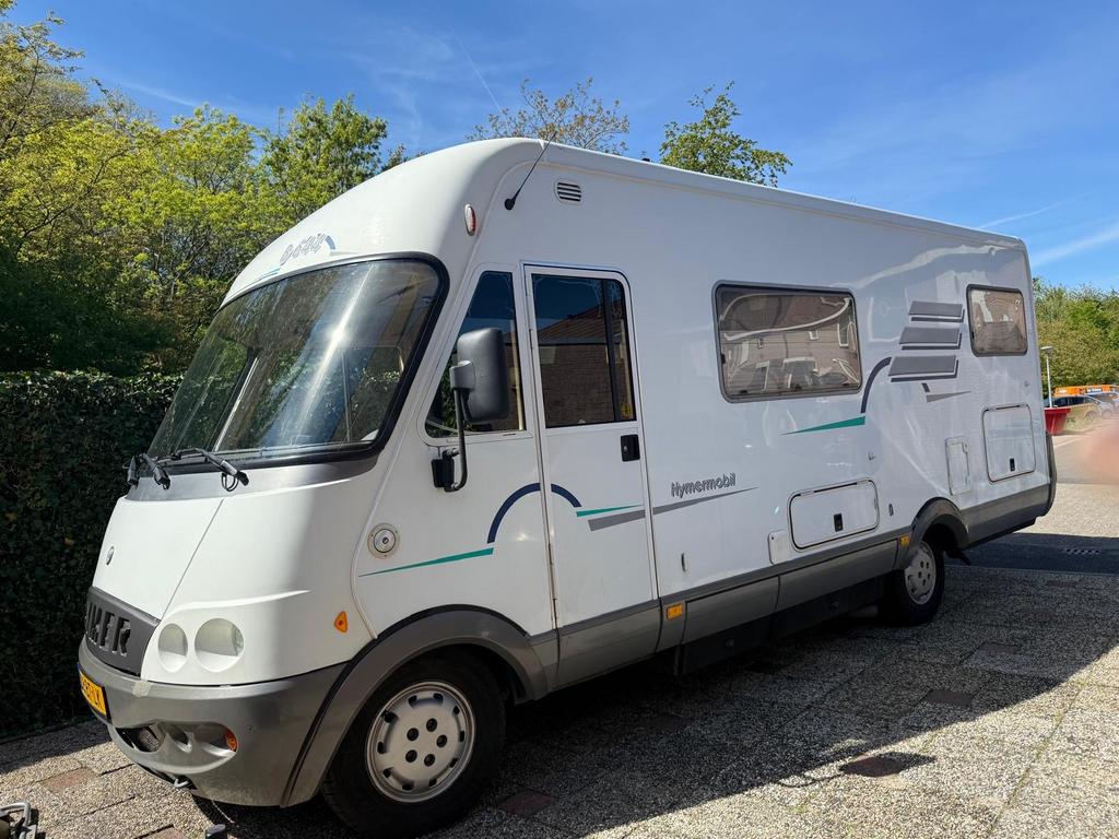 Hymer B644- Integraal Camper - Compleet Uitgerust, Caravans en Kamperen, Integraal, Particulier, Hymer, Elektrische opstap