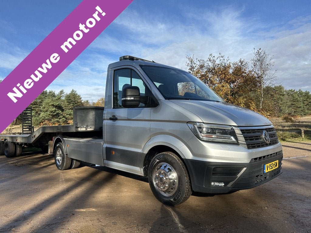 Volkswagen Crafter 5T trekker BE-Combinatie incl. Veldhuizen, Auto's, Bestelauto's, Achterwielaandrijving, Gebruikt, Euro 6, 4 cilinders