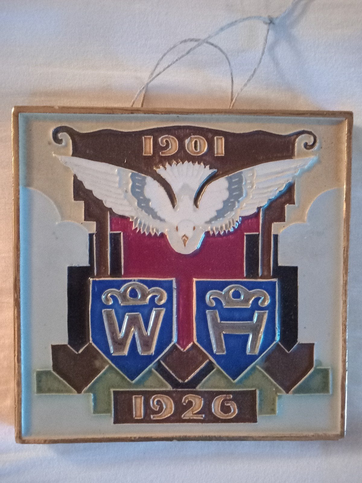 Westraven Utrecht art deco 1926 siertegel Wilhelmina Hendrik, Ophalen of Verzenden