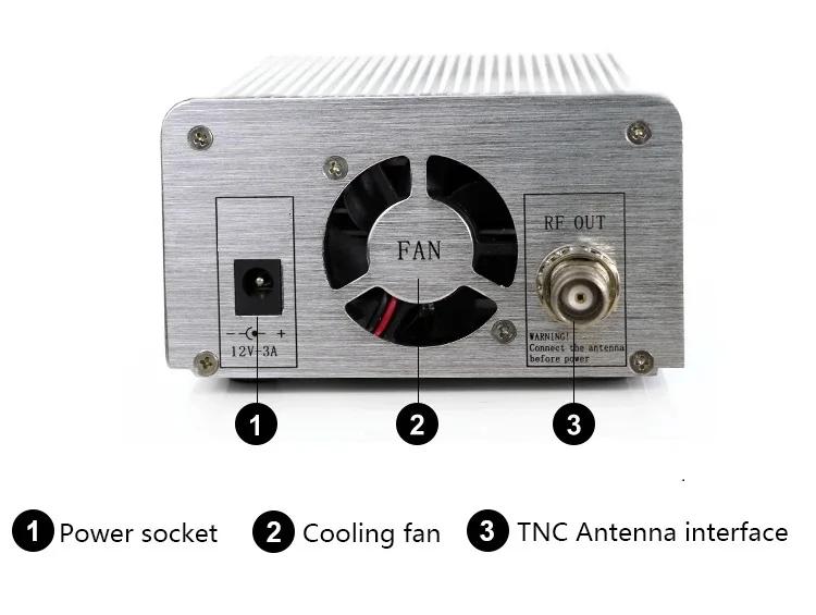 FM Zender PLL Stereo 5W/15W TNC 76-108MHz, Ophalen of Verzenden, Nieuw, Zender
