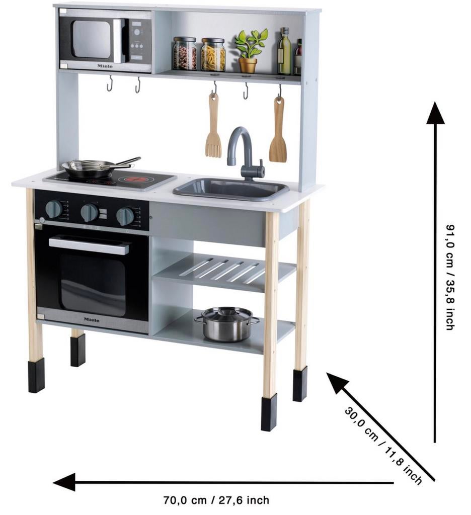 Klein Miele Houten Speelkeuken met Licht & Geluid, Klantenservice@roebke.nl, Ophalen of Verzenden, Burgstrasse 14, 76857 Ramberg, Duitsland