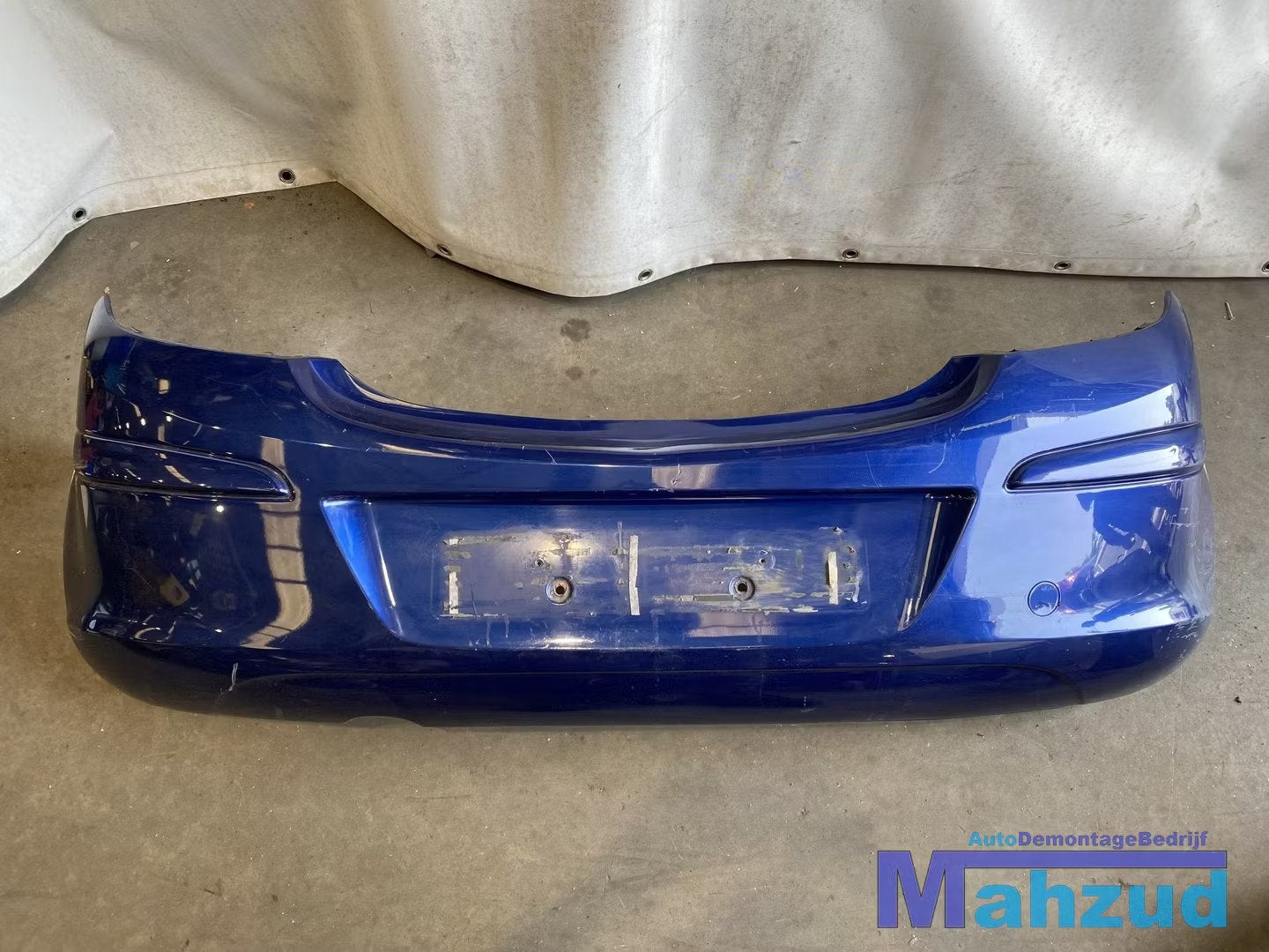 OPEL CORSA D Blauw achterbumper bumper 2006-2014, Auto-onderdelen, Carrosserie en Plaatwerk, Gebruikt, Opel Automobile GmbH, Ophalen of Verzenden