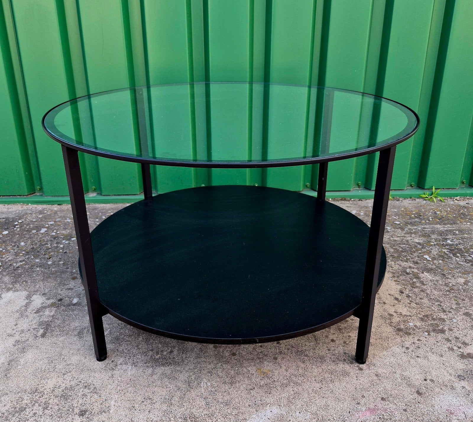 Ikea Vittsjö salontafel, Ophalen, 50 tot 100 cm, Rond, 50 tot 100 cm