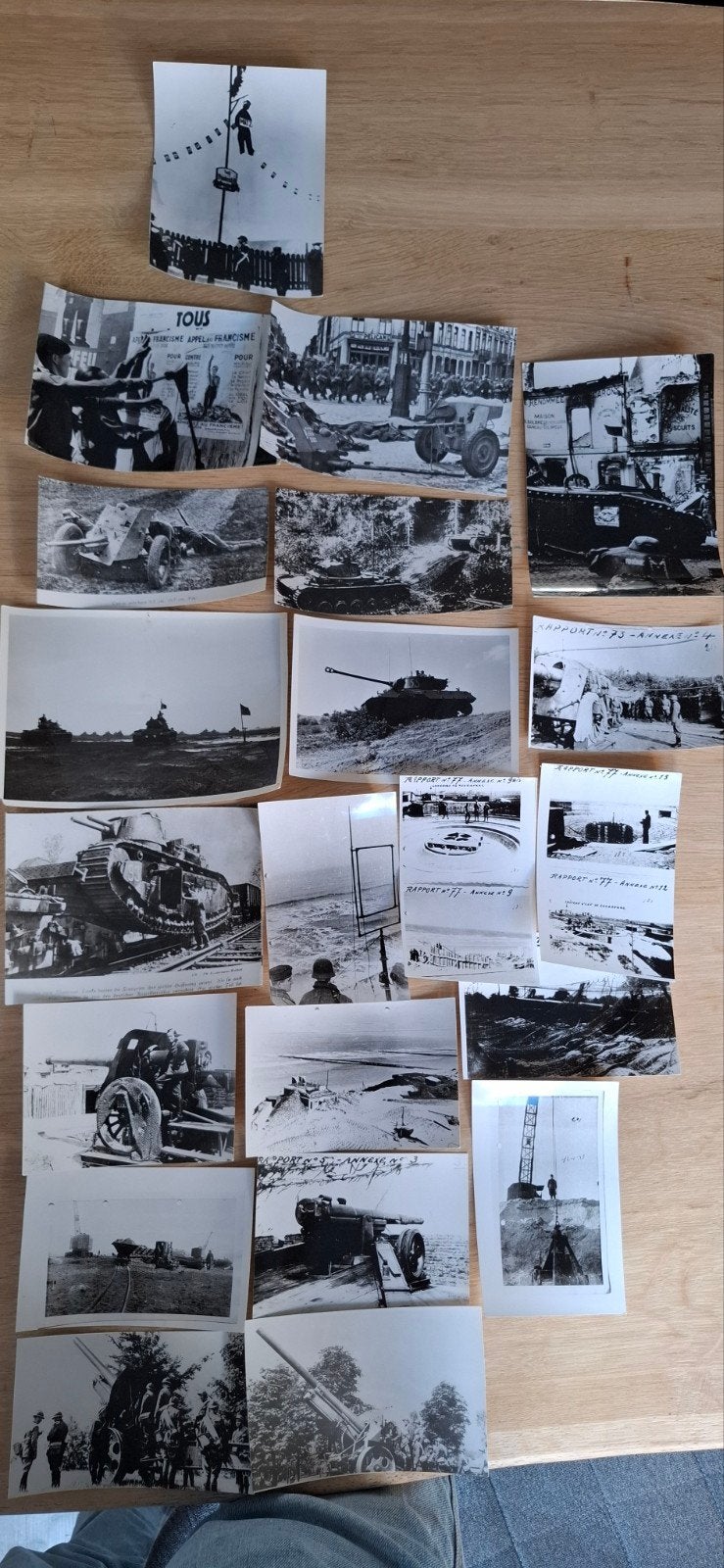 21 Oude Copy Foto's WO2 - Unieke Verzameling, Verzamelen, Ophalen of Verzenden