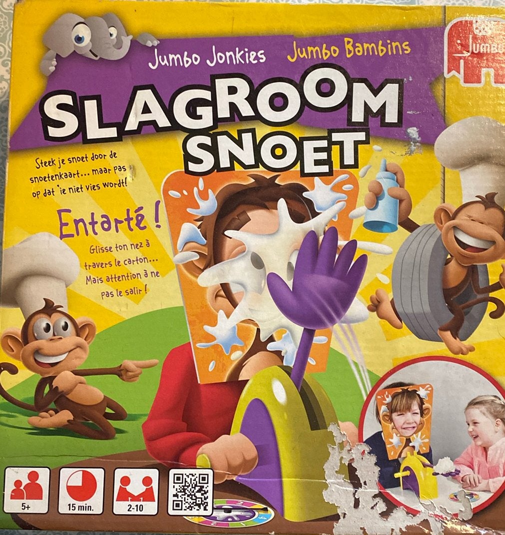 Spel: Slagroom Snoet, Ophalen, Gebruikt