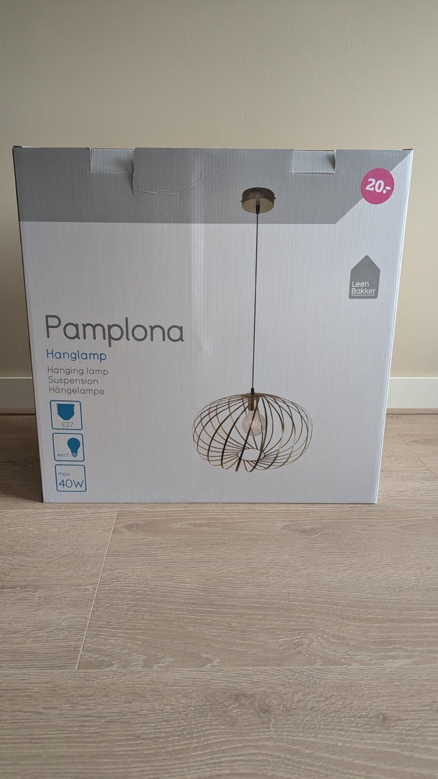 Hanglamp Pamplona, Ophalen, Nieuw, Minder dan 50 cm