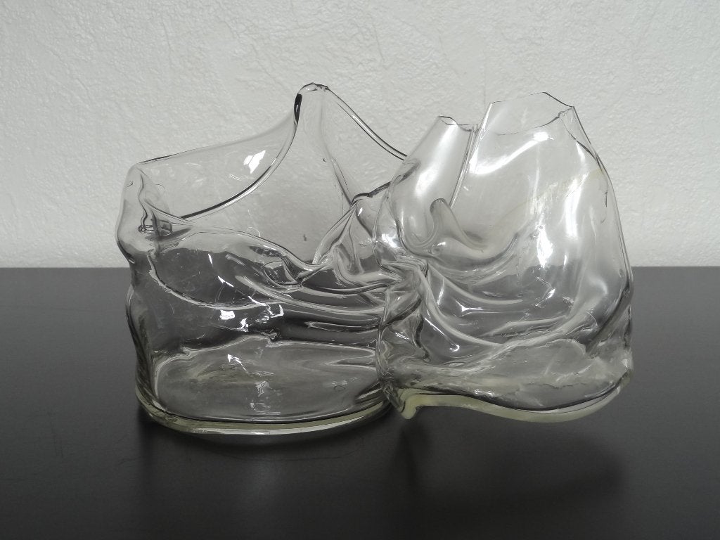 Glasobject van Sander Wassink, afmeting ca 22 x 14 x 12 cm, Antiek en Kunst, Verzenden, Object, Glas