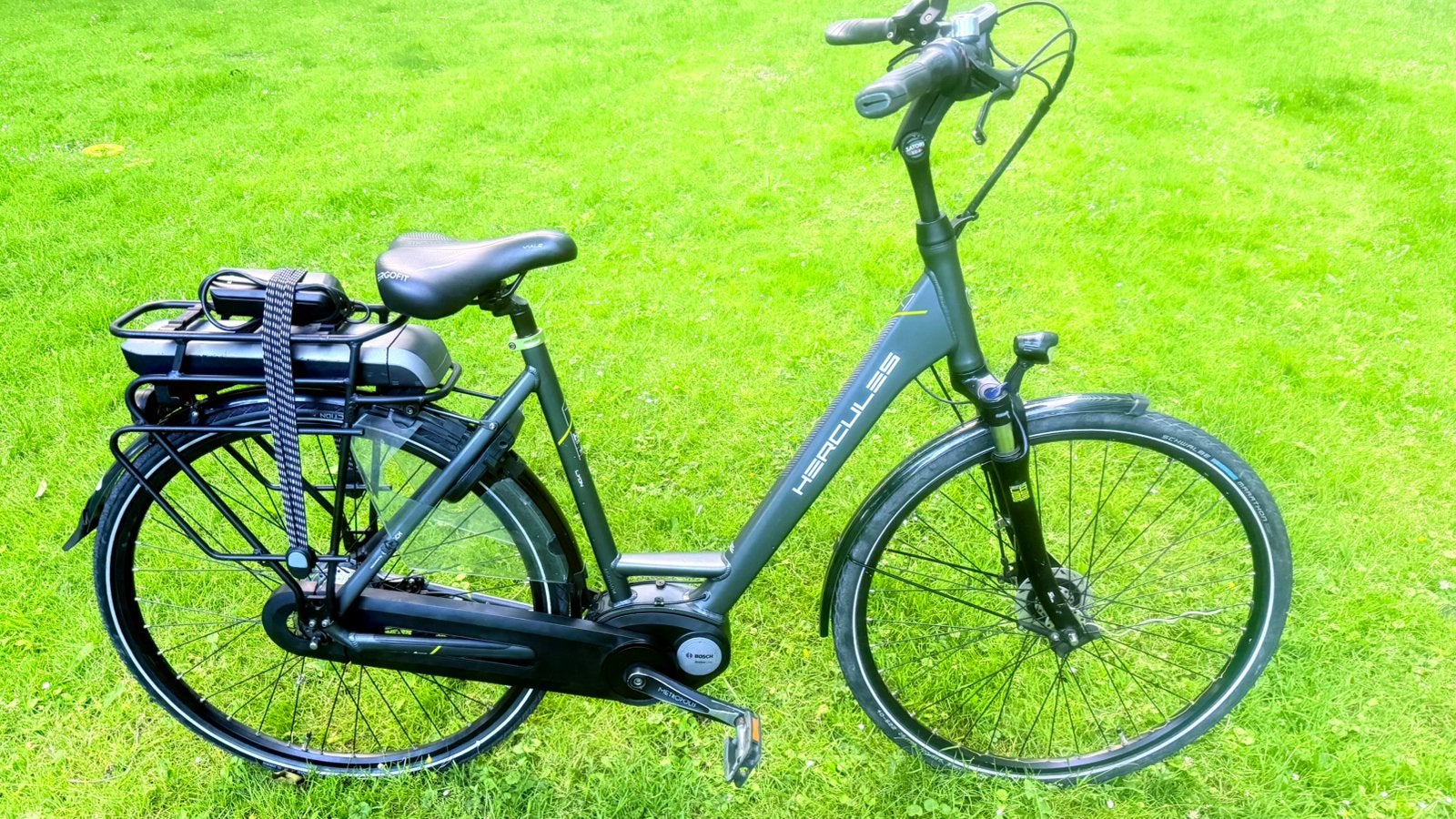 Goede mooie uniseks damesfiets E-bike Hercules Lyon 55cm N7, Versnellingen, Trommelrem, Ophalen, Overige merken