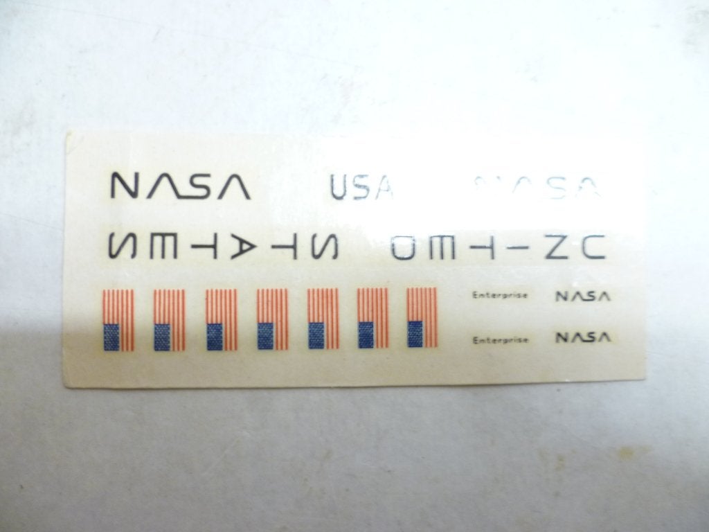 Dinky Toys 358 originele Transfers Nasa Enterprise nieuw., Verzamelen, Ophalen of Verzenden, Nieuw, Overige typen