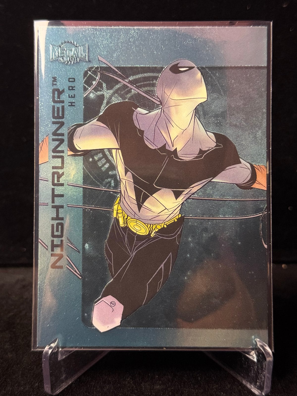 Upper Deck Skybox Metal Batman NightRunner Aqua FX Parallel, Verzamelen, Stripfiguren, Verzenden, Superheld, Zo goed als nieuw