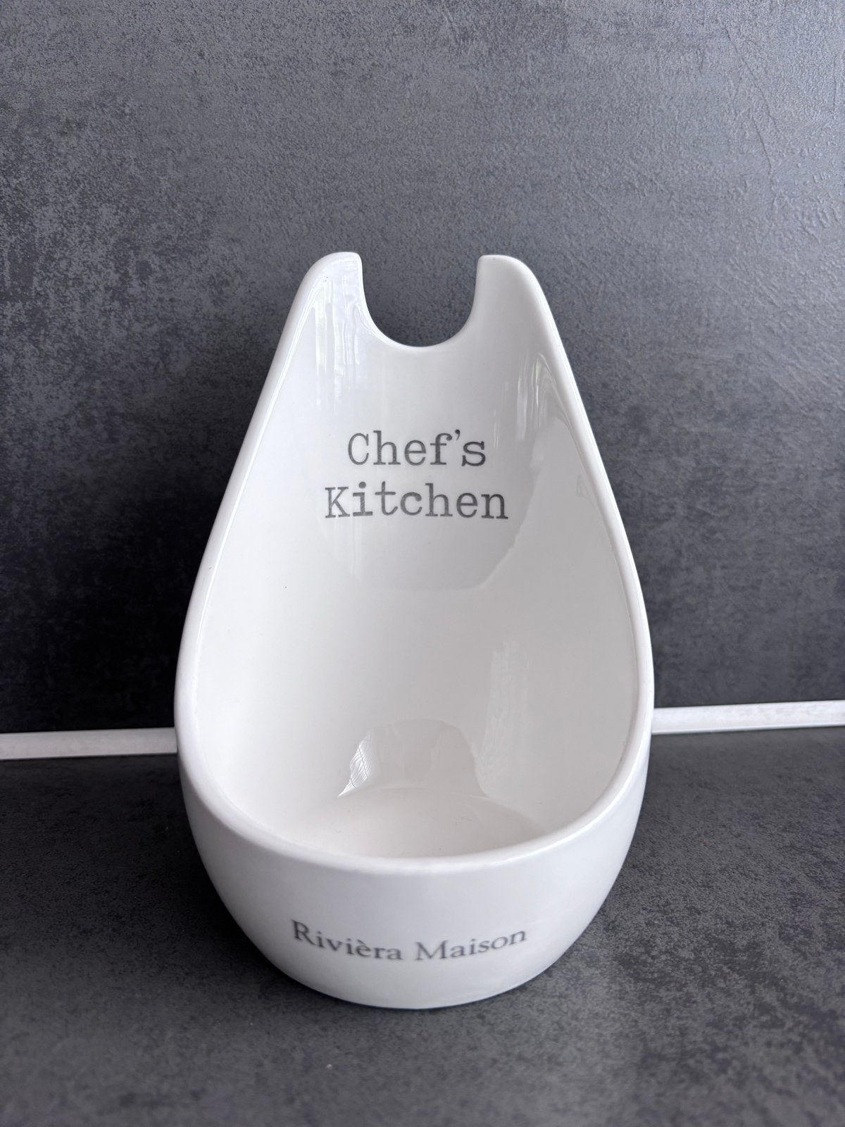 Riviera Maison Chef's Kitchen Lepelhouder, Overige typen, Ophalen of Verzenden, Zo goed als nieuw, Steen/keramiek