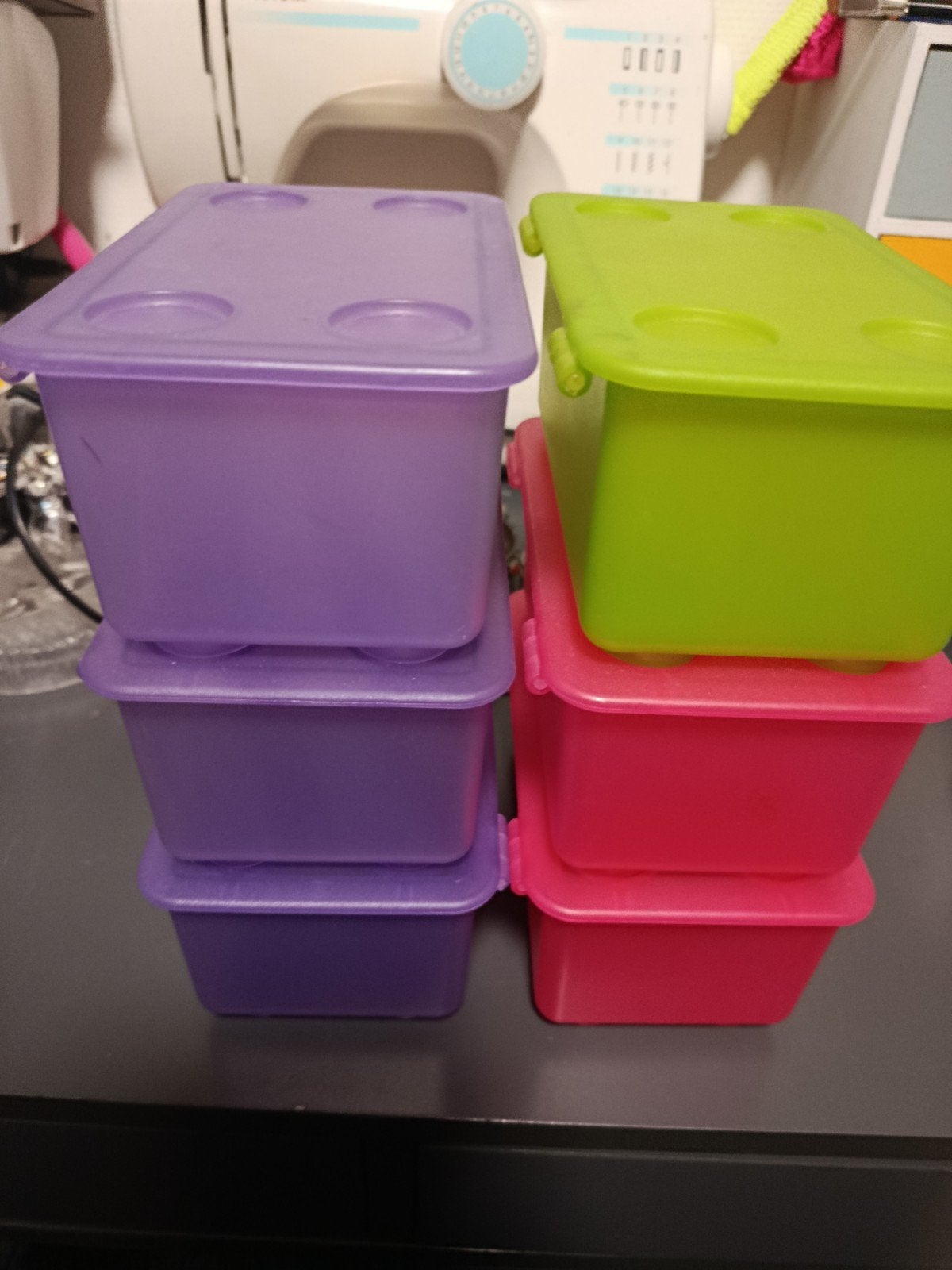 6 bewaar bakjes, Ophalen, Zo goed als nieuw, Toebehoren, Overige merken