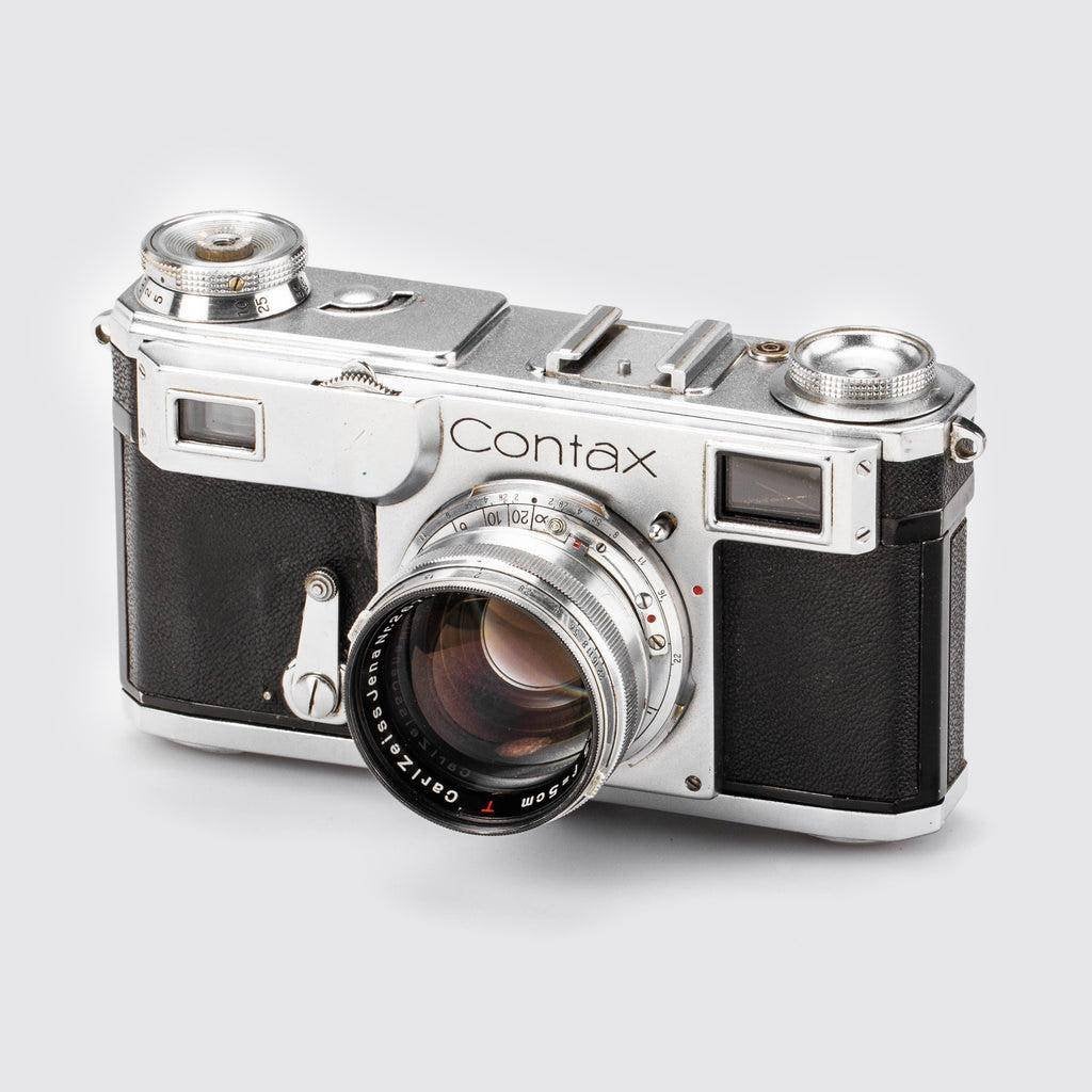 Contax II + Zeiss 35mm 2.8 Planar Zeergoedestaat, Ophalen of Verzenden, Zo goed als nieuw, N, Overige Merken