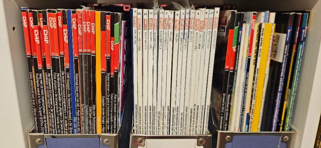 Diverse oude PC/computer tijdschriften., Ophalen, Gebruikt