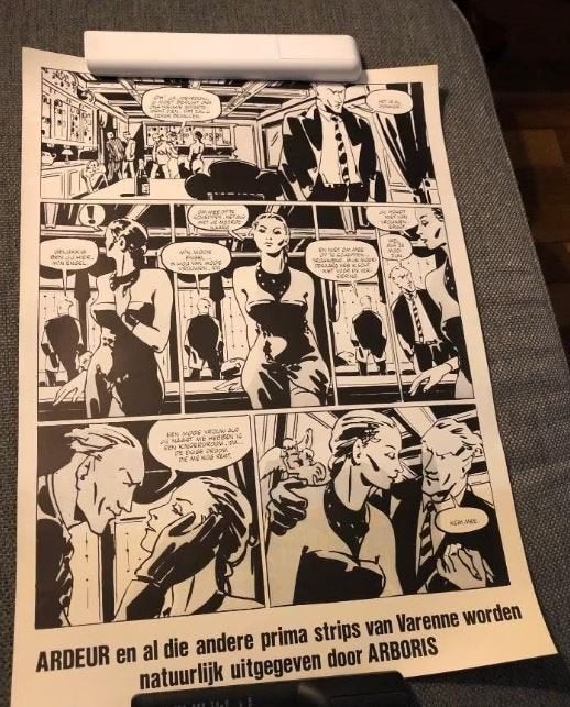 ardeur en al die andere prima strips poster arboris ddisp, Eén stripboek, Ophalen of Verzenden, Zo goed als nieuw