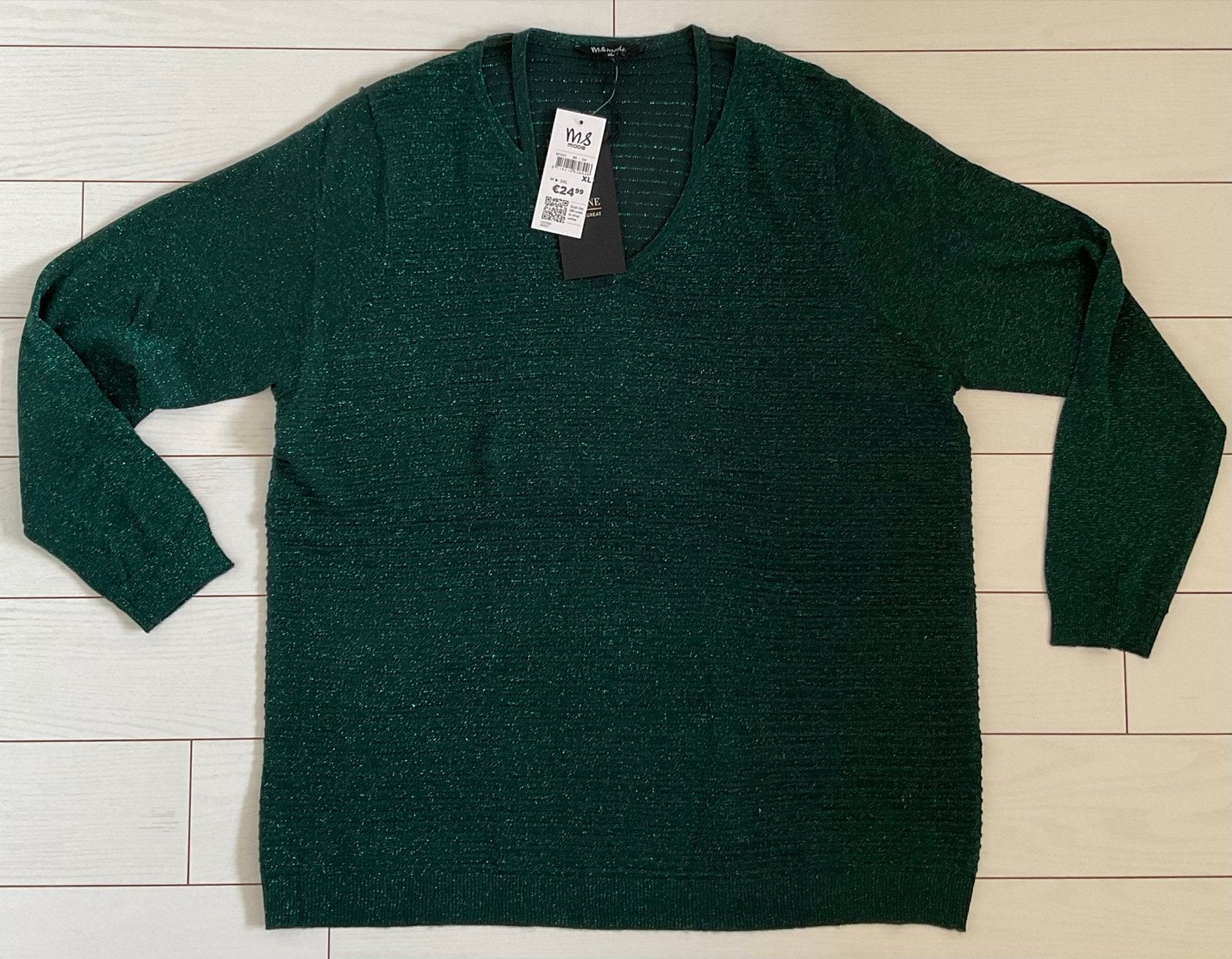 Nieuwe MS mode trui maat XL, Ophalen of Verzenden, Nieuw, Maat 46/48 (XL) of groter, Groen