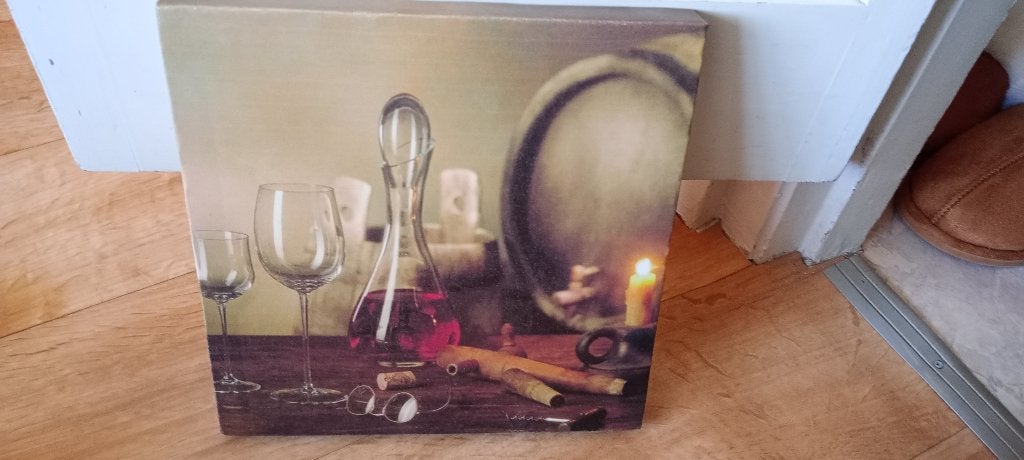 gratis af te halen leuk schilderij 25 bij 25 cm, Huis en Inrichting, Woonaccessoires | Schilderijen, Tekeningen en Foto's, Ophalen