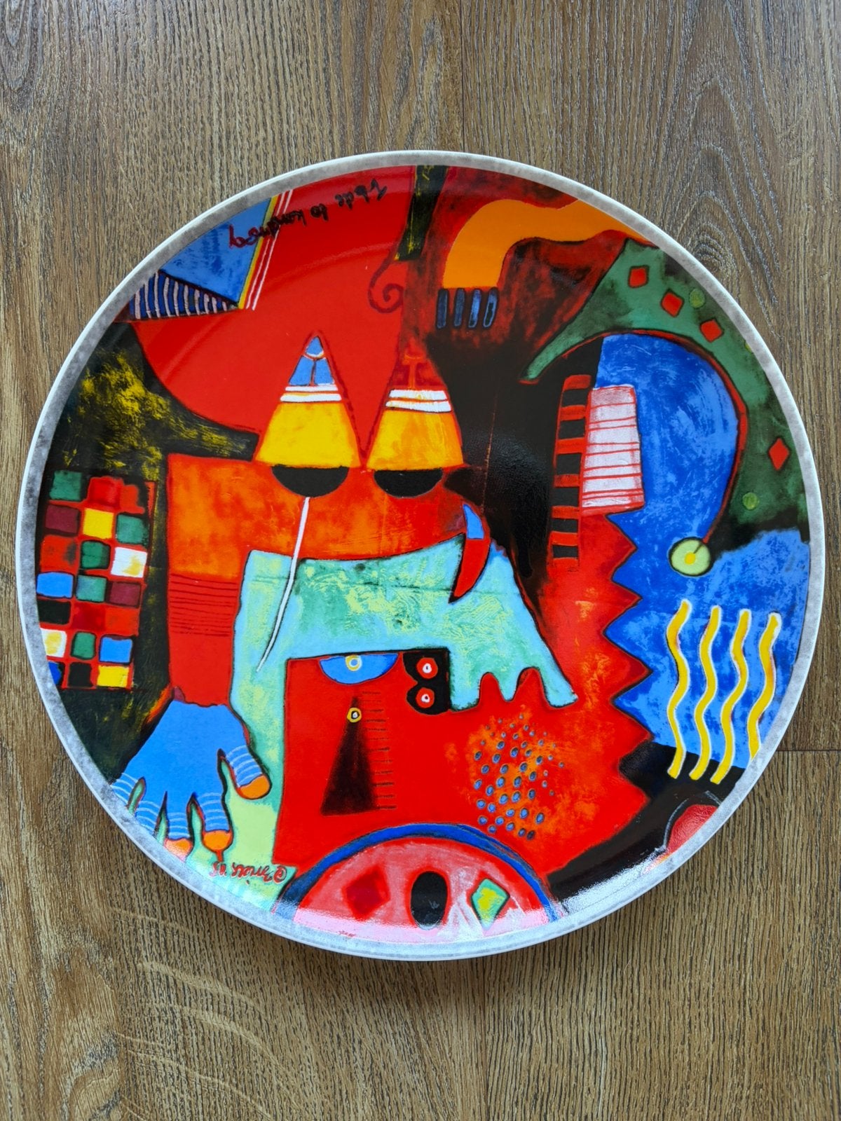 Clemens Briel ‘Tribute to Kandinsky’ Kunstbord, Antiek en Kunst, Ophalen of Verzenden
