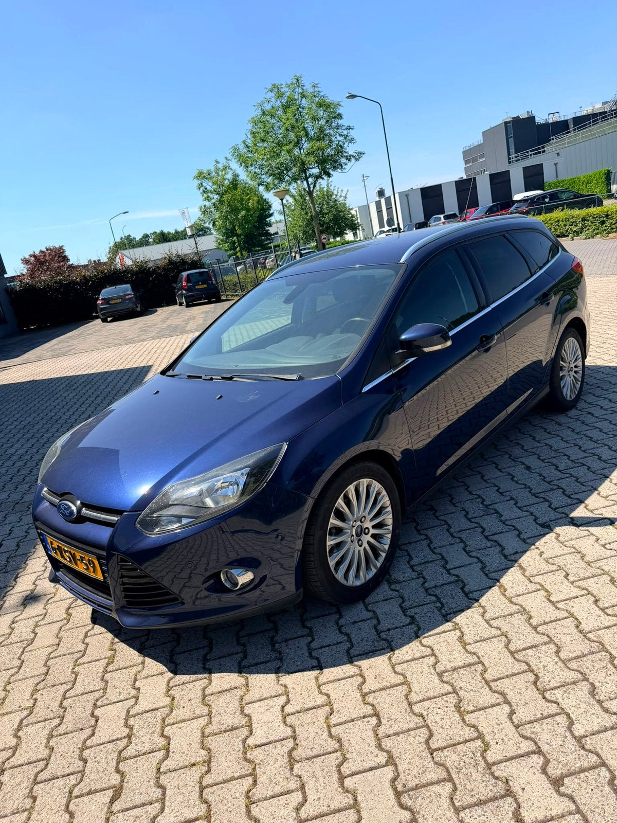 Ford Focus 1.0 Ecoboost 92KW Wagon 2013 Blauw, 125 pk, Blauw, Origineel Nederlands, Handgeschakeld