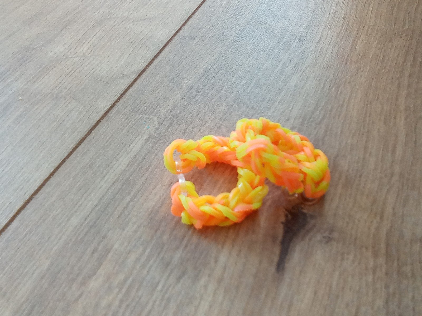 Loom Band Armbandjes - Geel & Oranje, Ophalen of Verzenden, Nieuw, Geel, Elastiek