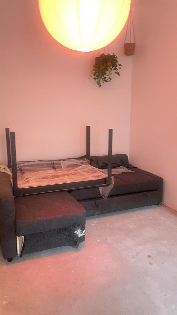 Ikea Friheten slaapbank (Gebruikt), Tuin en Terras, Ophalen, Zo goed als nieuw