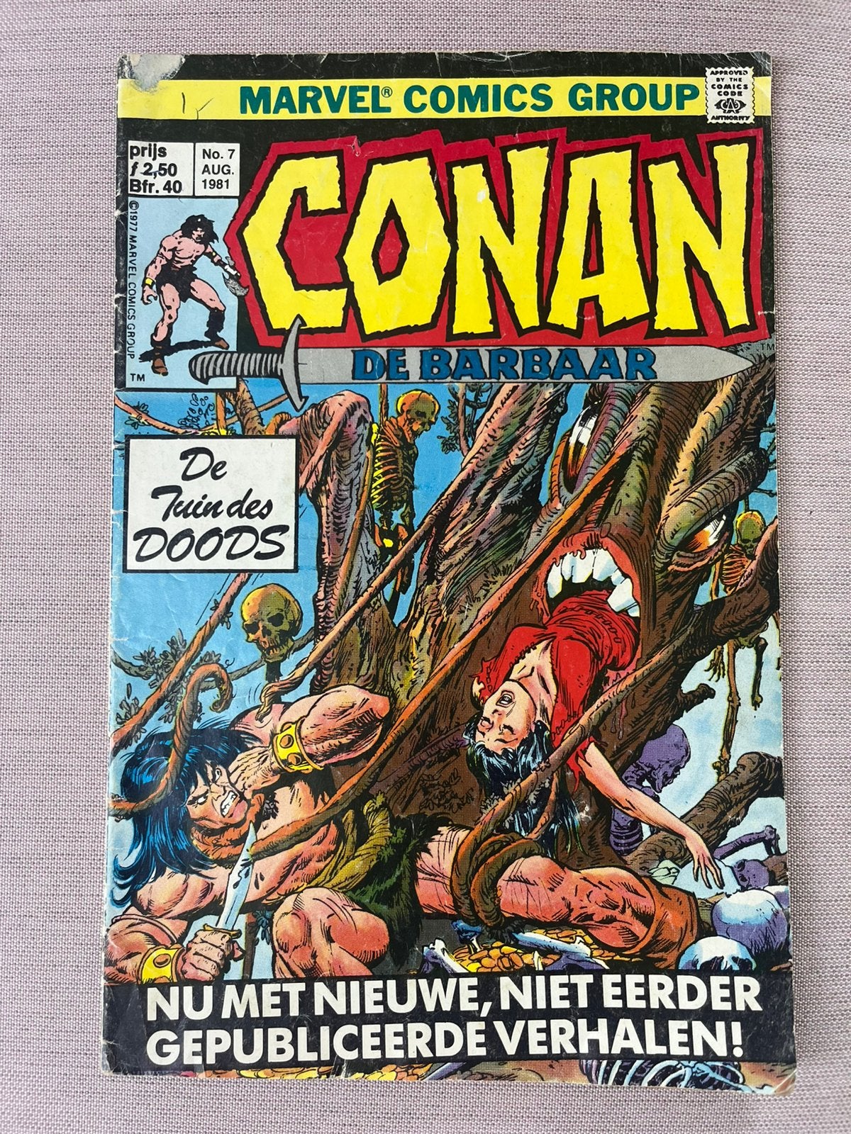 Conan de barbaar stripboek 1981, Boeken, Europa, Ophalen of Verzenden, Gelezen, Eén comic
