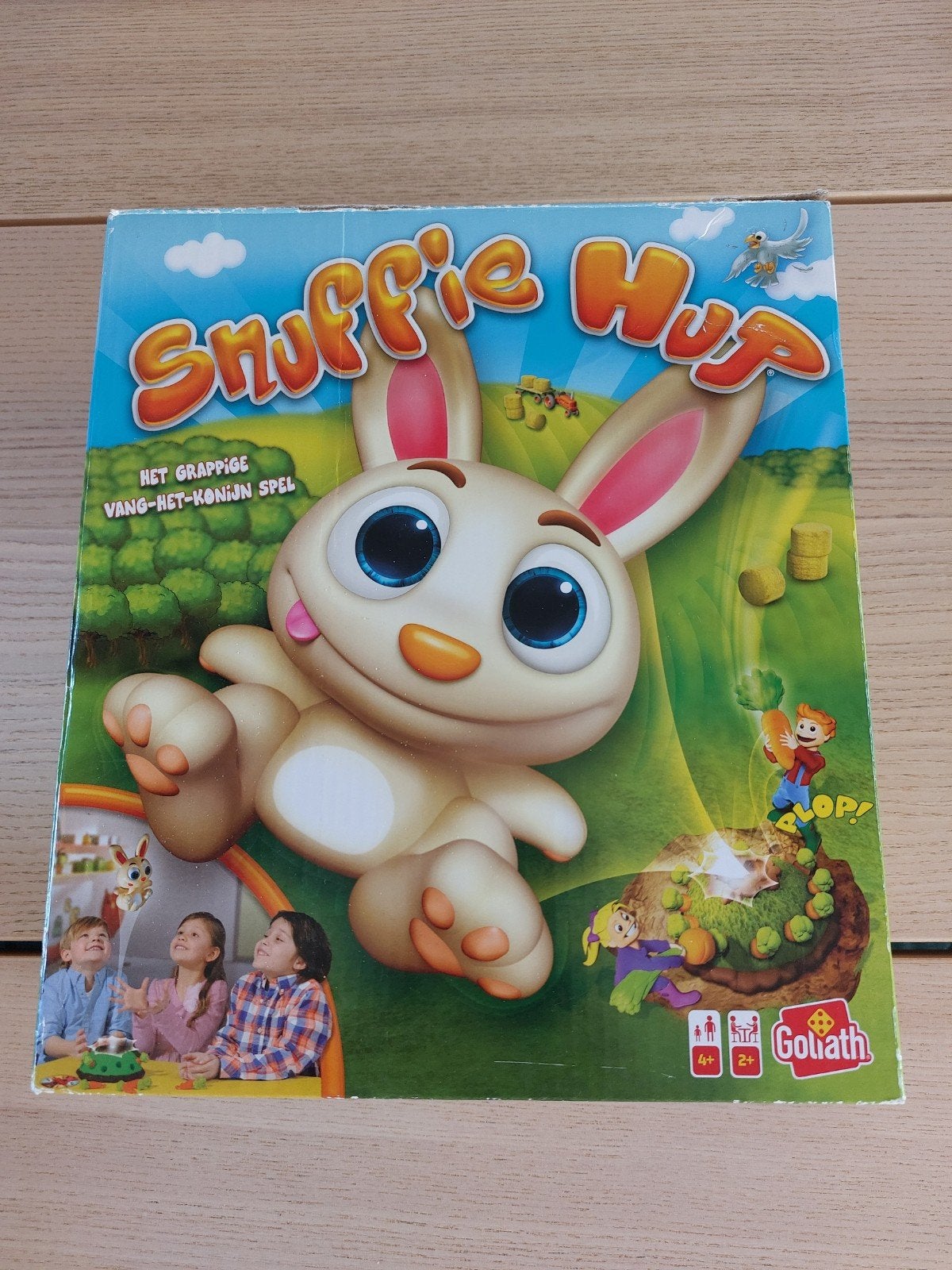 Snuffie Hup: Het grappige vang-het-konijn spel, Drie of vier spelers, Ophalen, Gebruikt, Goliath