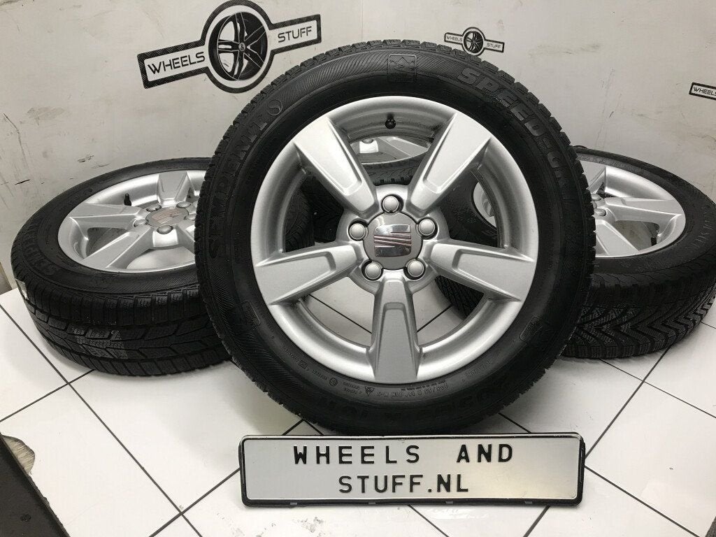 Seat Leon toledo velgen 16"inch winterbanden 5x112, Auto-onderdelen, Ophalen, Gebruikt, 16 inch, Banden en Velgen