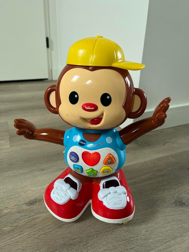 V-tech dansende aap - Werkt goed, Kinderen en Baby's, Speelgoed | Vtech, Ophalen of Verzenden, Gebruikt, 6 maanden tot 2 jaar