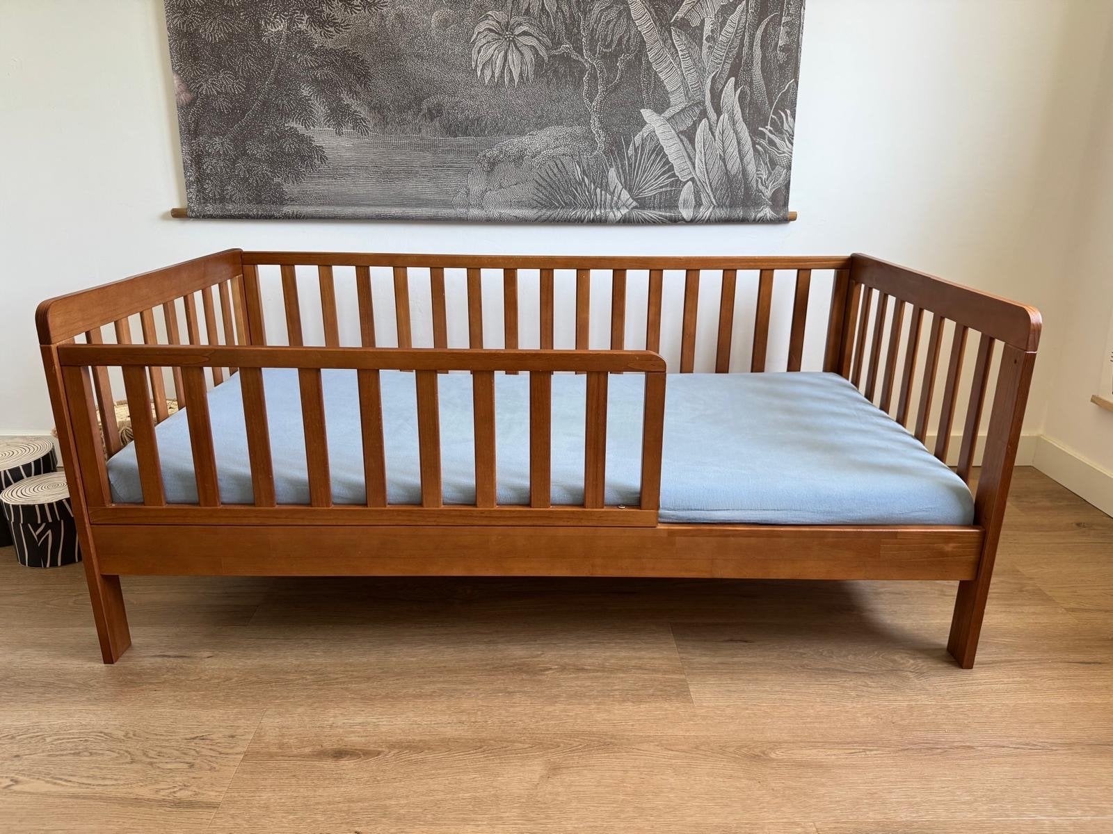Petite Amelie Plume Peuterbed 140x70 cm, Ophalen, 70 tot 85 cm, 140 tot 160 cm, Zo goed als nieuw