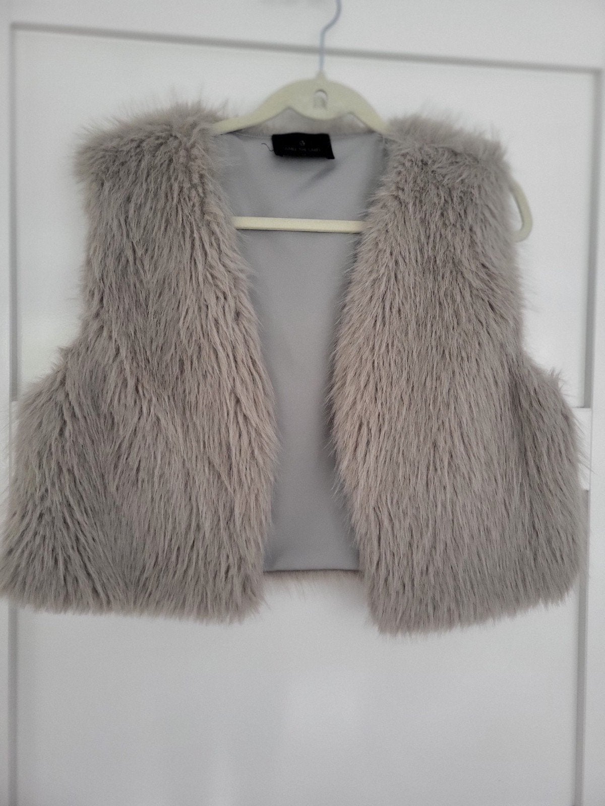 Aimee the Label fake fur bont gilet mt M, Kleding | Dames, Maat 38/40 (M), Beige, Ophalen of Verzenden, Zo goed als nieuw