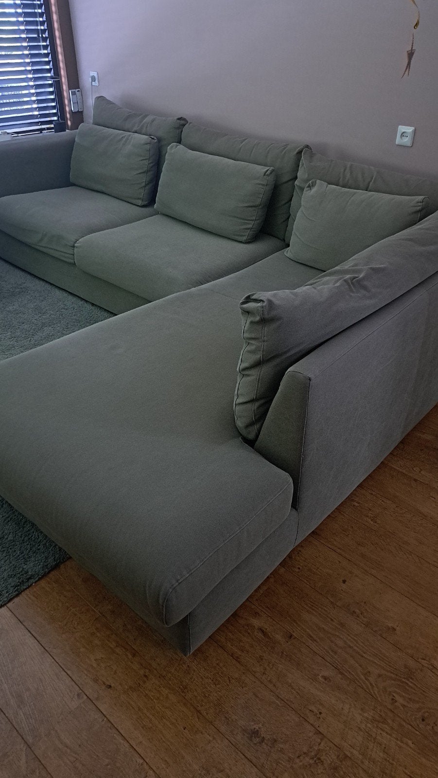 Ruime Hoekbank 280x220 cm. Prima voor 2e ronde., Huis en Inrichting, Banken | Bankstellen, Ophalen