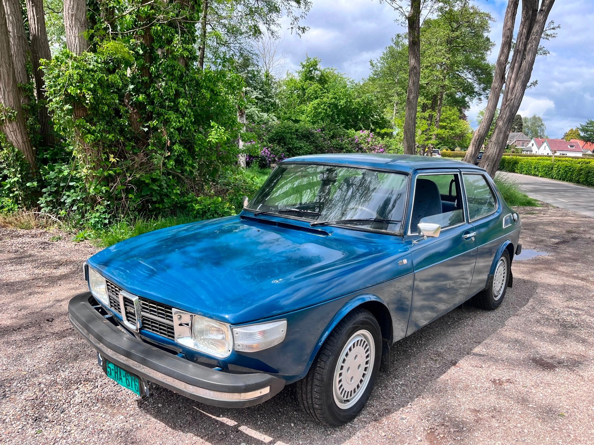 Saab SAAB 99 L, Auto's, Oldtimers, Automaat, 1998 cc, Blauw, Geïmporteerd
