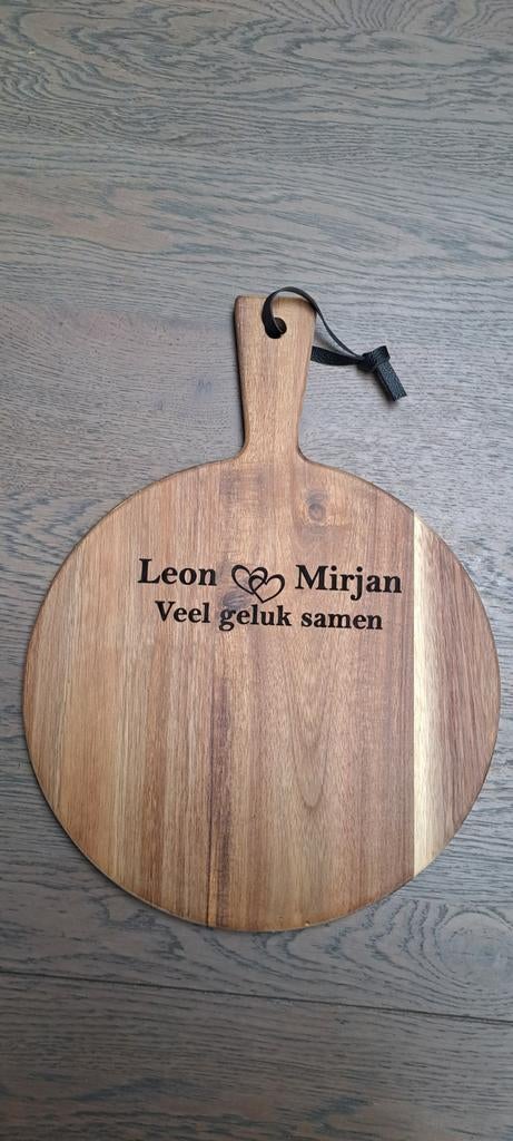 Cadeautip! Gepersonaliseerde borrelplank!, Ophalen of Verzenden, Nieuw