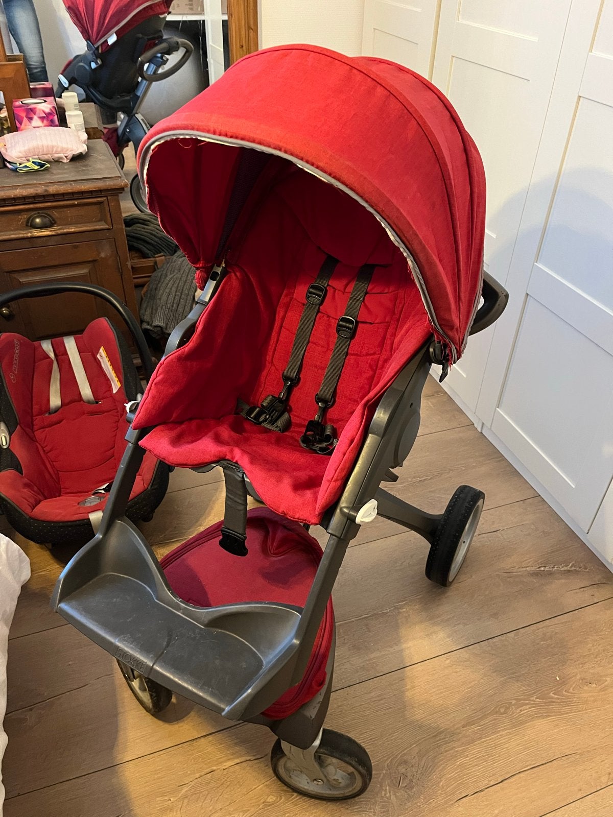 AANBIEDING Stokke Xplory Combiwagen met Maxi-Cosi en accesso, Kinderen en Baby's, Gebruikt, Combiwagen, Met autostoeltje, Ophalen