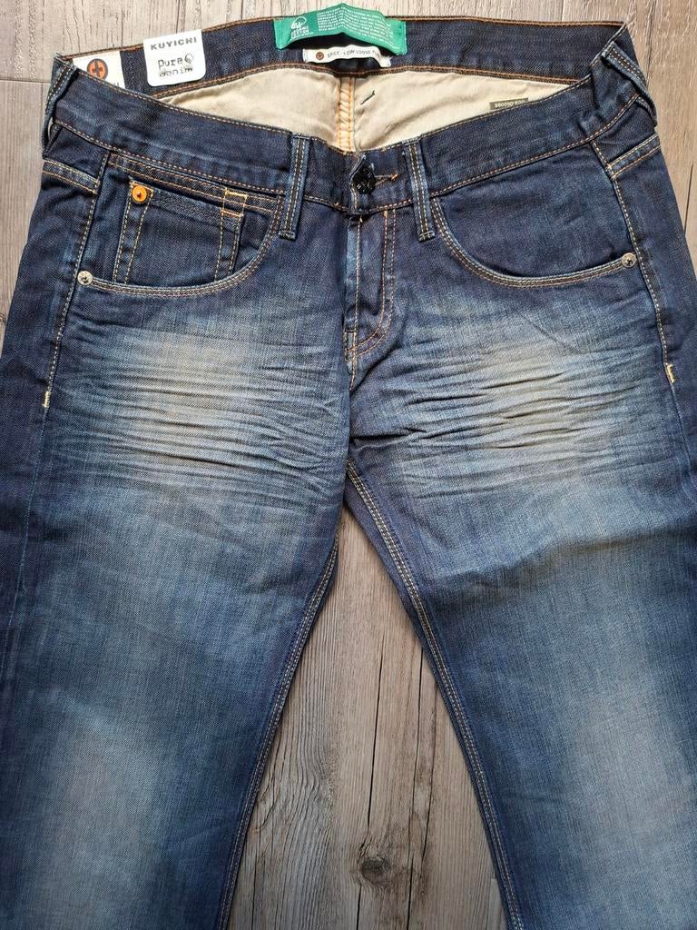 KUYICHI Spice low loose flared jeans W31 L34, Blauw, KUYICHI, Nieuw, Ophalen of Verzenden