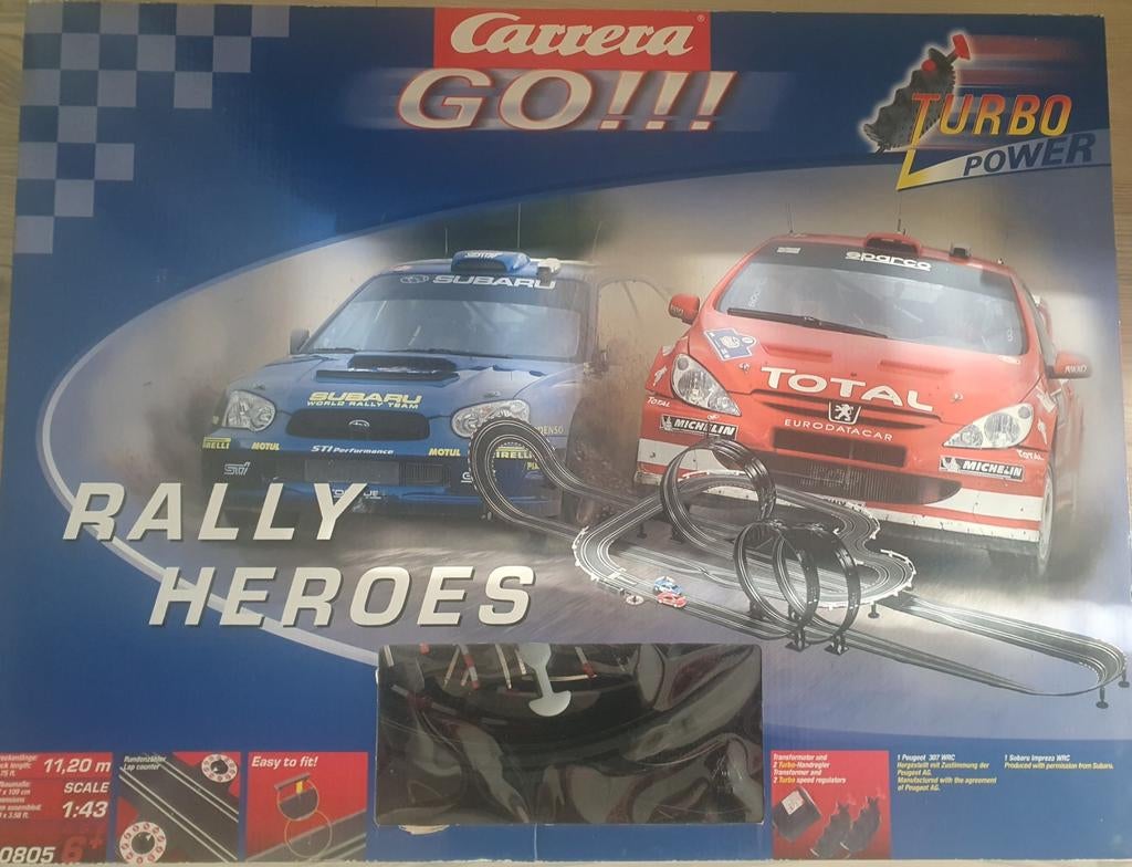 Carrera GO!!! Rally Heroes Racebaan - Compleet met Looping, Carrera, Ophalen of Verzenden, Met looping, Elektrisch