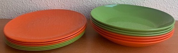 Mepal Kopenhagen: 6-p. servies #2 (retro/vintage), Lochem, Gebruikt, Ophalen of Verzenden, Mepal