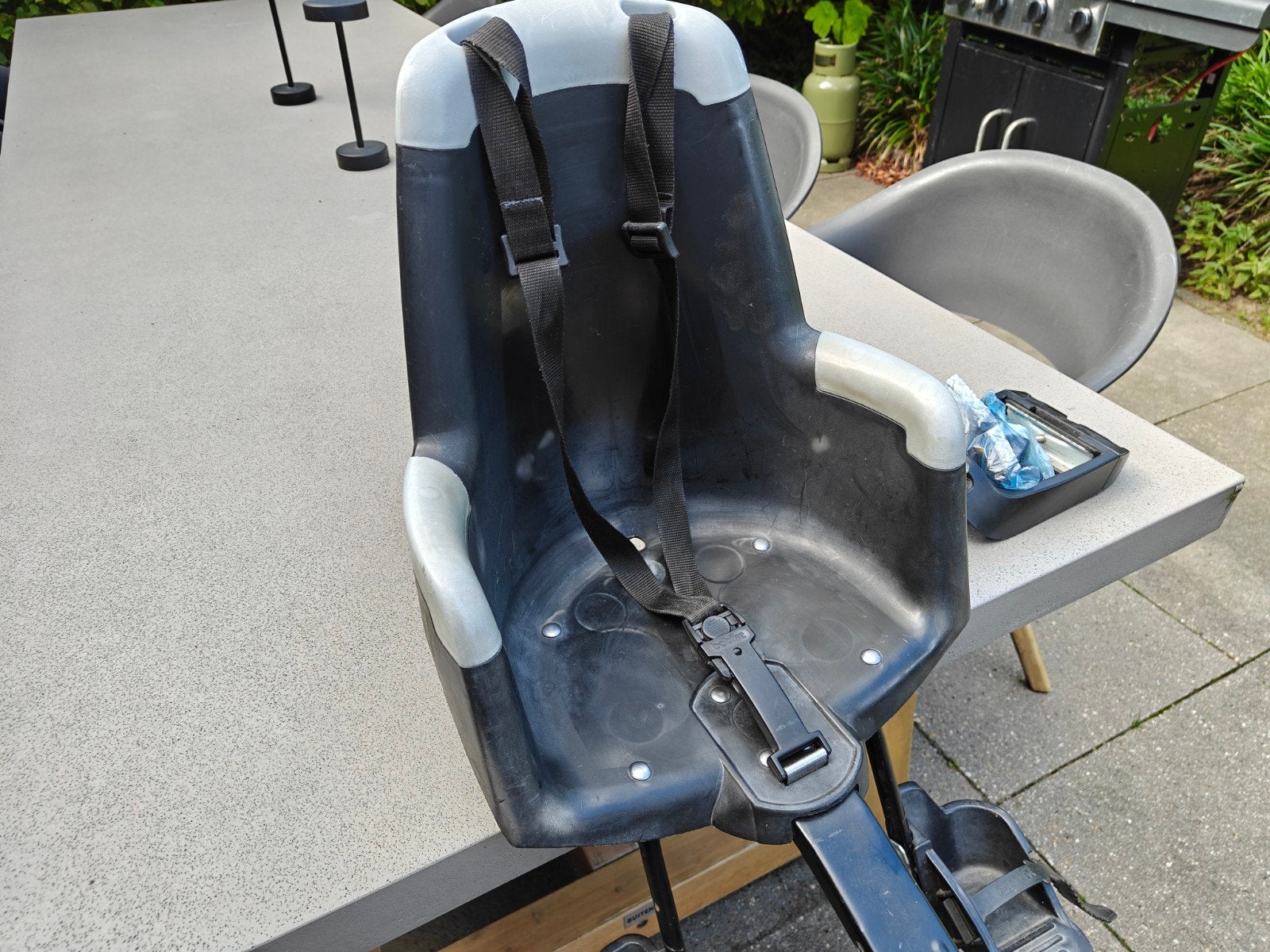 Bobike fietsstoeltje, Ophalen, Achterzitje, Bobike, Gebruikt
