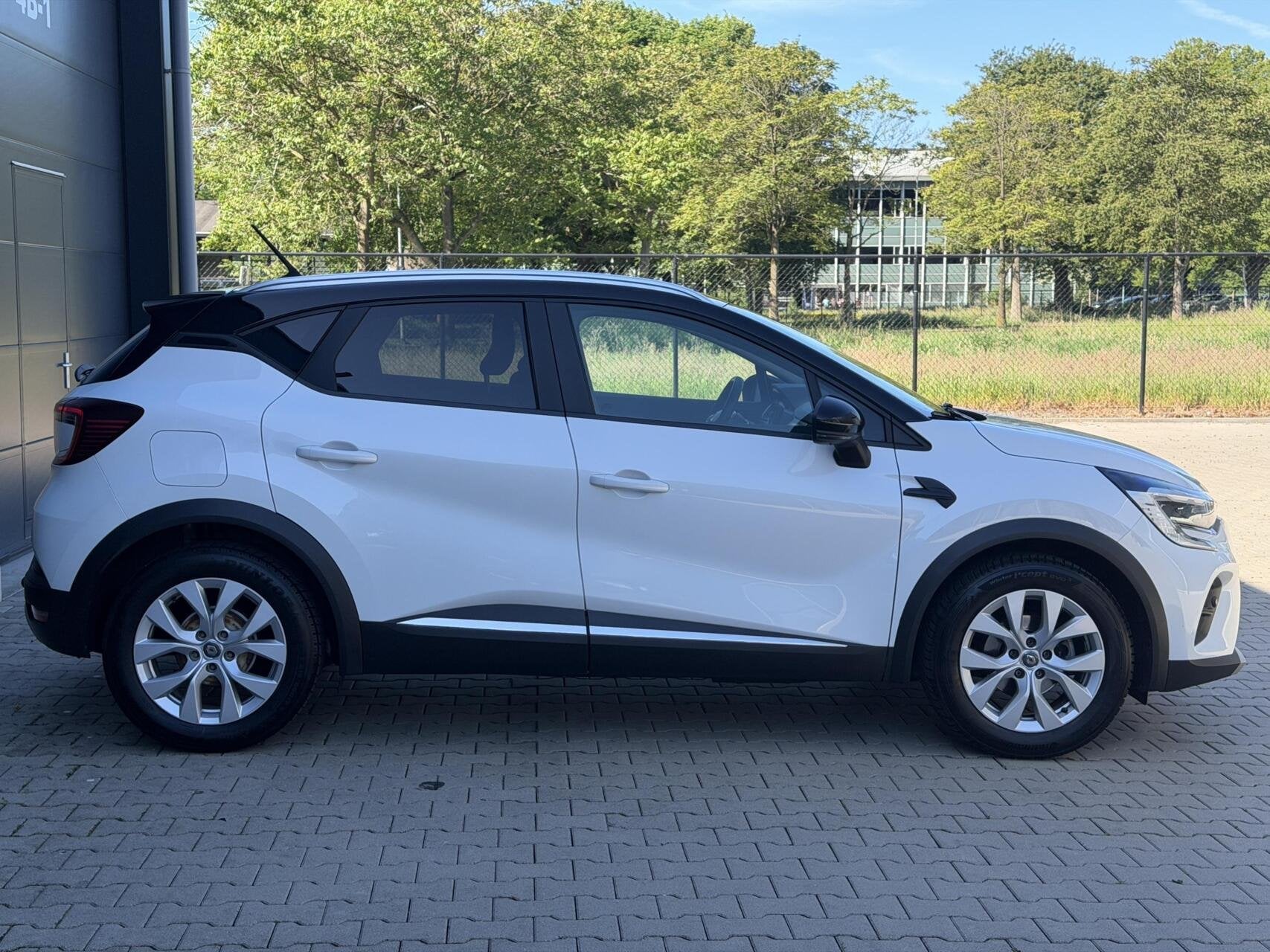 Renault Captur 1.0 1Eig 90 Zen Parelmoer Trekhaak PDC Airco, Auto's, Voorwielaandrijving, Stof, Gebruikt, Met garantie (alle)