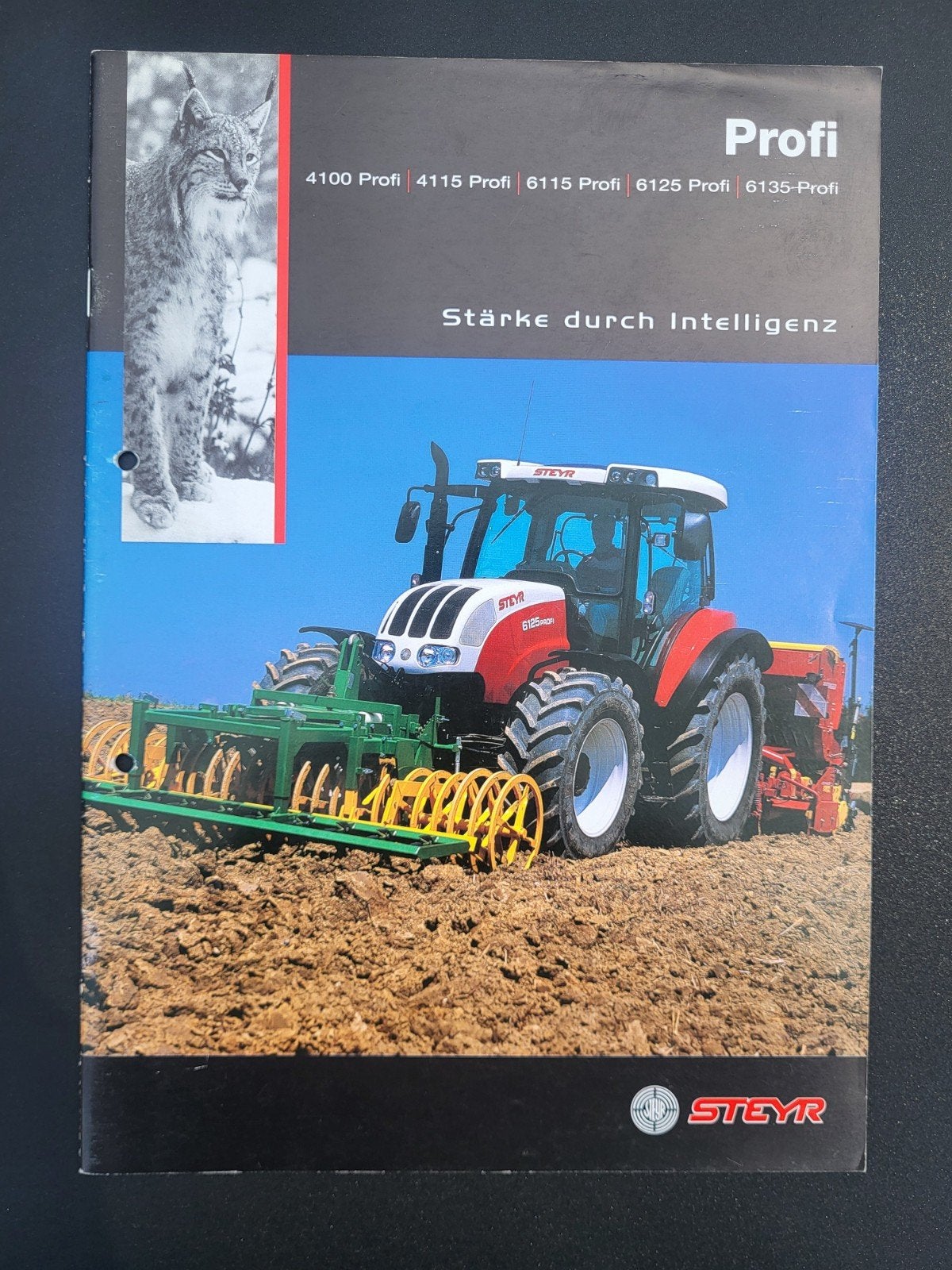tractor folder Steyr PROFI, Ophalen of Verzenden, Zo goed als nieuw