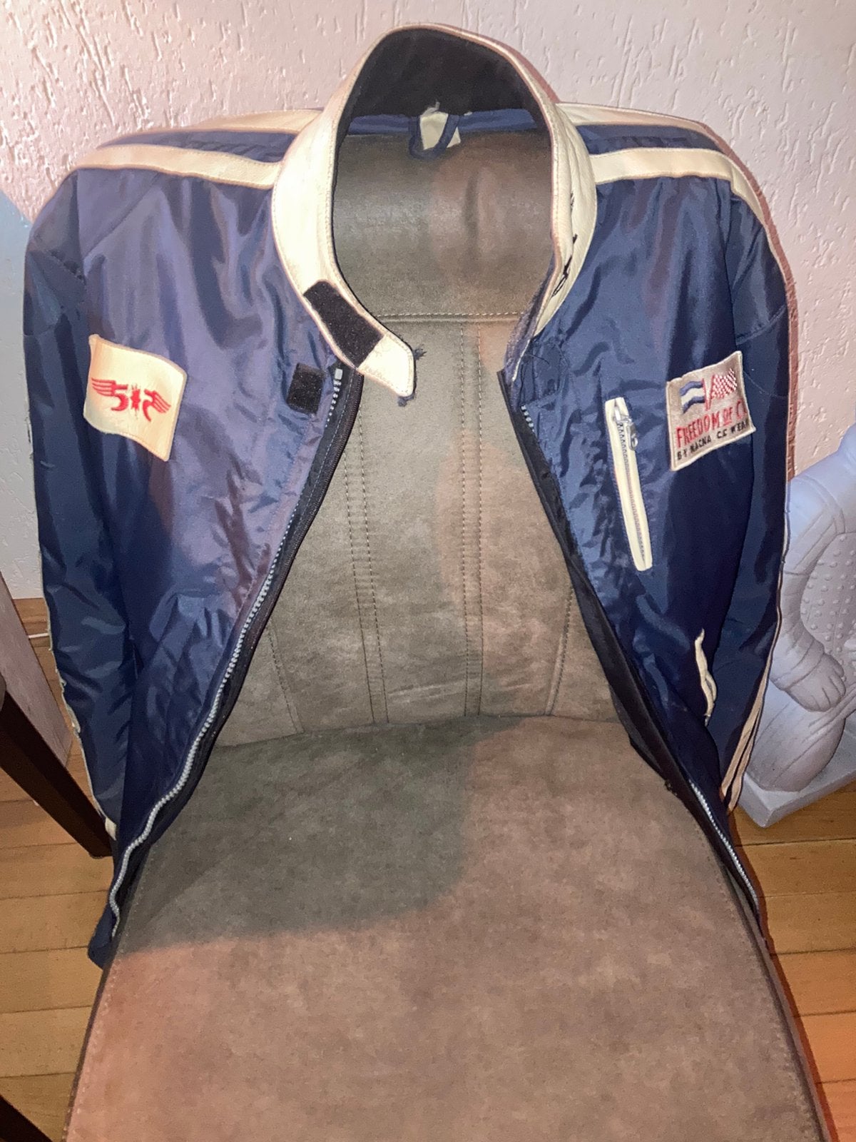 Te koop: Macna motorjas maat l, Motoren, Ophalen, Tweedehands, Jas | textiel