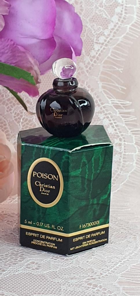 Poison Christian Dior Esprit parfum miniature 5 ml verzamel, Ophalen of Verzenden, Nieuw, Miniatuur
