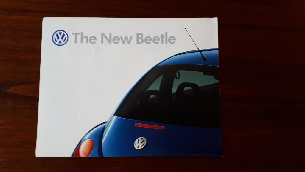 POSTER BROCHURE VOLKSWAGEN NEW BEETLE, Ophalen of Verzenden, Zo goed als nieuw, Volkswagen