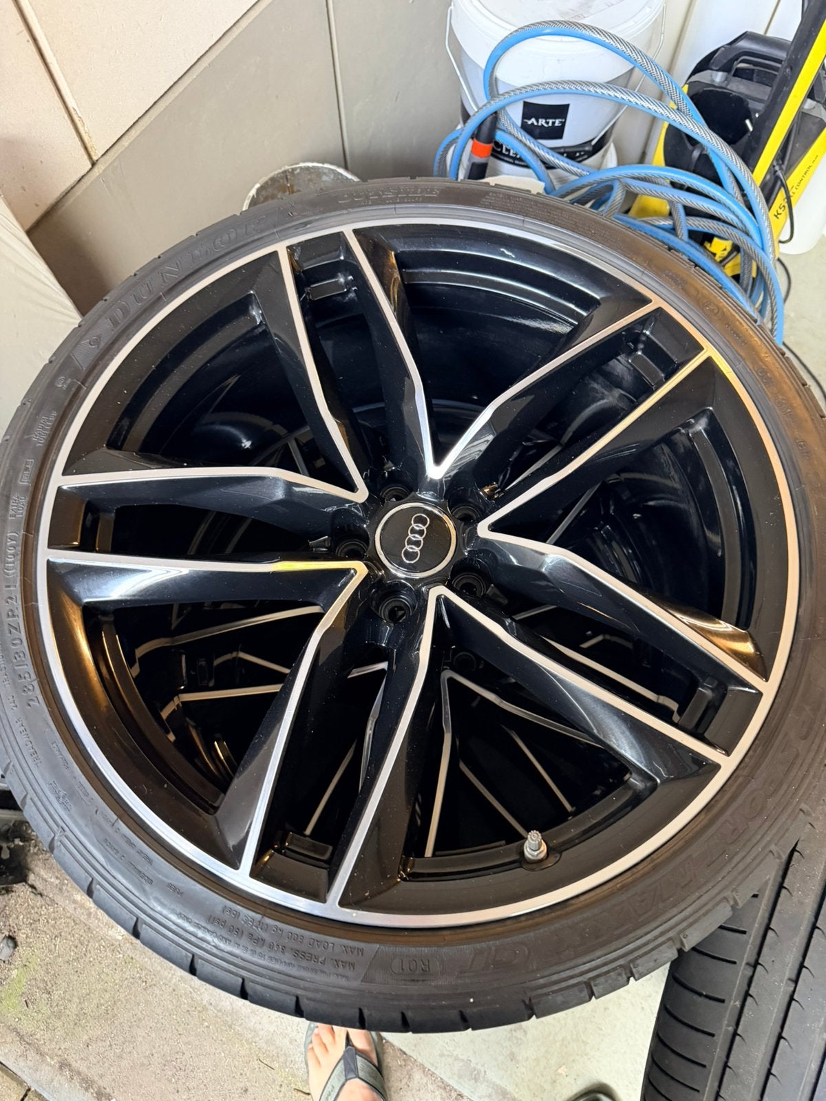 Audi rs6 5x112, Gebruikt, 285 mm, Banden en Velgen, Personenwagen