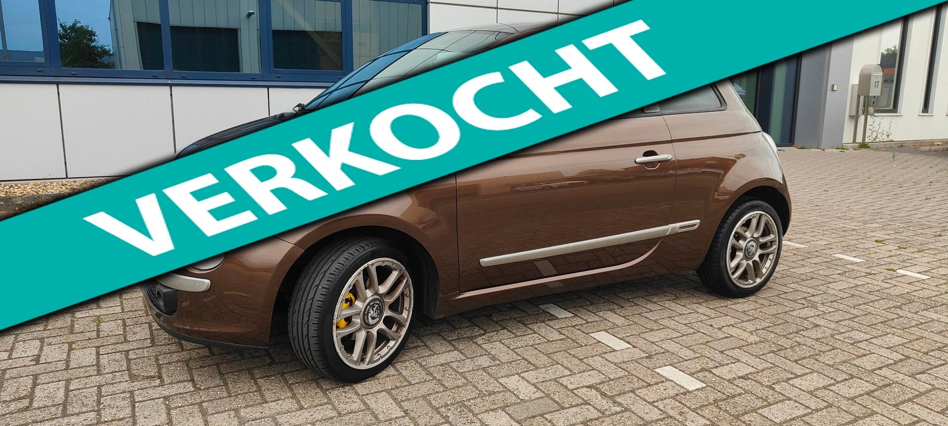 Fiat 500 1.4-16V Sport "'by Diesel '" benzine auto, Voorwielaandrijving, Euro 5, 101 pk, Gebruikt