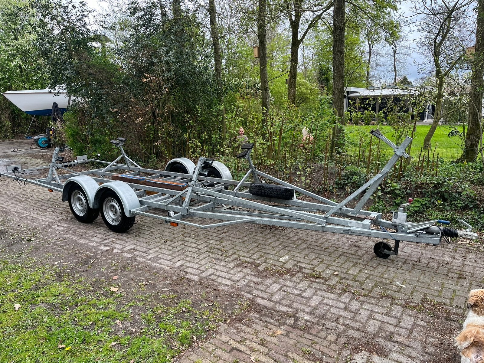 Geremde supur Dino 2700 Kielboot Trailer., Watersport en Boten, Ophalen, Gebruikt, Wettersport, 1500 tot 3000 kg